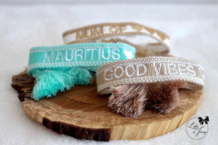 Bracelet Rumi Tissé - Bijou Anime Et Cosplay, Design à Nœud Coulissant, Cadeau Fan