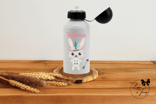 Gourde de sport isotherme personnalisée - lapin