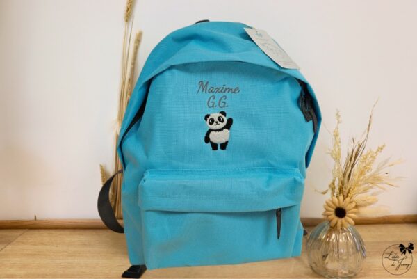 Cartable enfant personnalisé brodé avec prénom