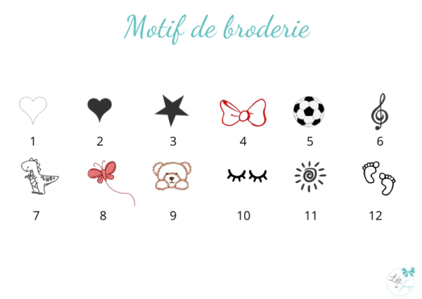 Pyjama marinière personnalisé brodé bébé – Image 5