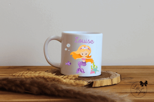 Tasse incassable - sirène Louise