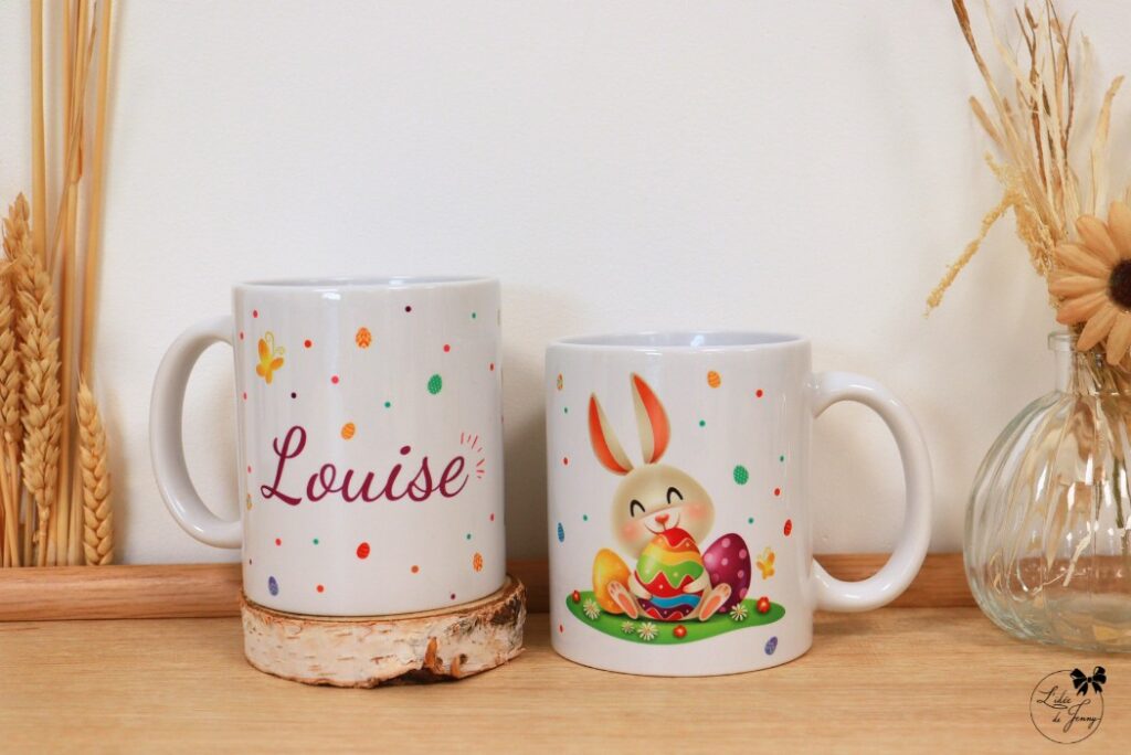 mug de paques personnalisé