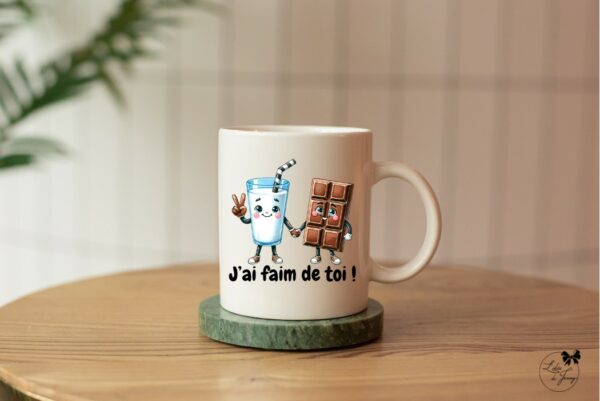 Mug blanc humoristique Saint-Valentin