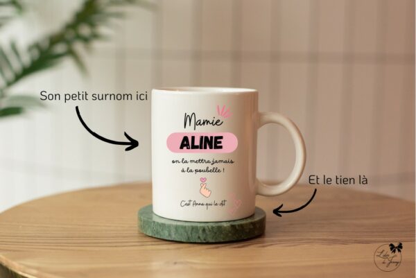 Mug cadeau mamie Fête des Mamies