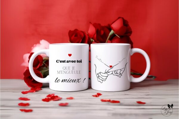 Mug personnalisé pour couple