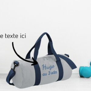 Sac de sport personnalisé et pratique avec broderie