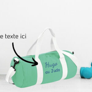 Sac de sport personnalisé et pratique avec broderie
