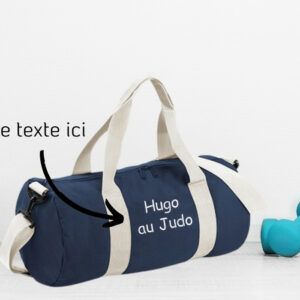Sac de sport personnalisé et pratique avec broderie