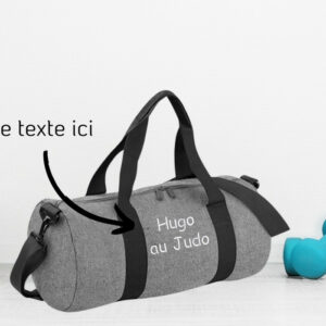Sac de sport personnalisé et pratique avec broderie