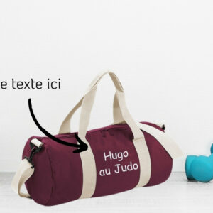 Sac de sport personnalisé et pratique avec broderie