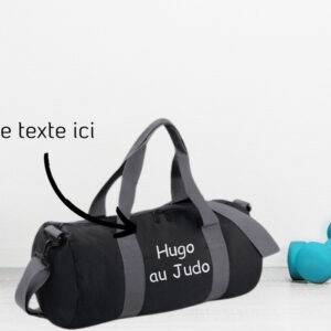 Sac de sport personnalisé et pratique avec broderie