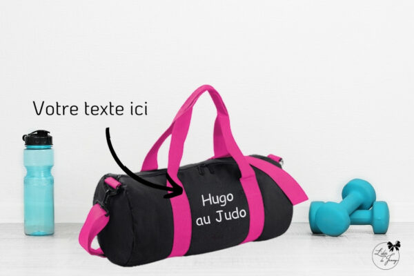 Sac de sport personnalisé et pratique avec broderie