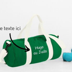Sac de sport personnalisé et pratique avec broderie