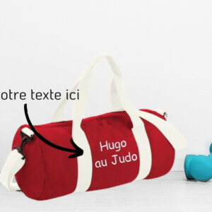 Sac de sport personnalisé et pratique avec broderie