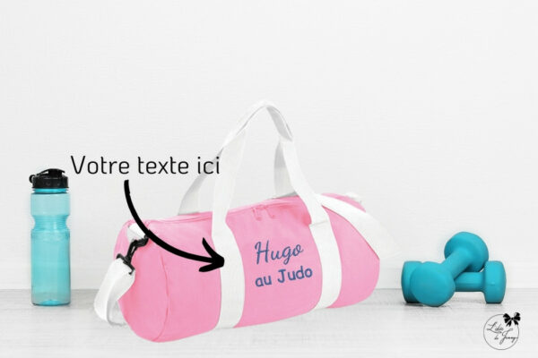 Sac de sport personnalisé et pratique avec broderie