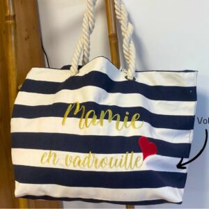 Sac marin personnalisable cadeau pour la Fête des Mamies