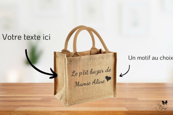 Petit sac cabas pour Mamie