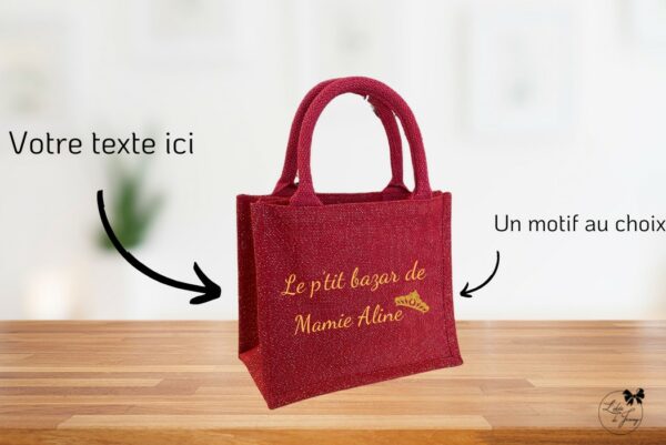 Petit sac cabas pour Mamie