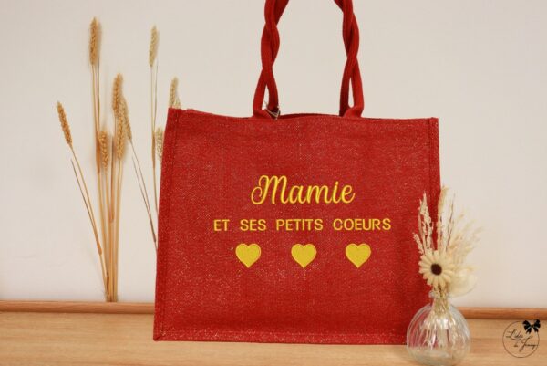 sac cabas personnalisé pour mamie