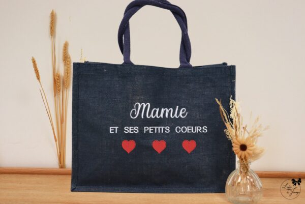 sac cabas personnalisé pour mamie