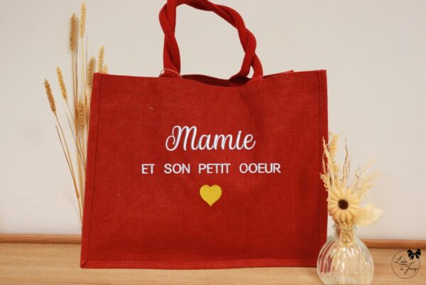 sac cabas personnalisé pour mamie