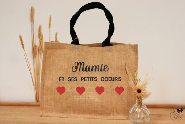 sac cabas personnalisé pour mamie