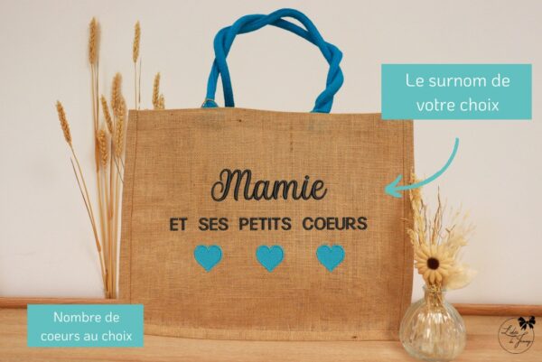 sac cabas personnalisé pour mamie