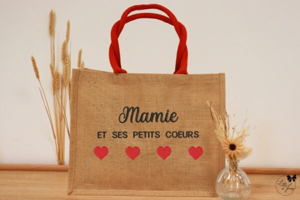 sac cabas personnalisé pour mamie