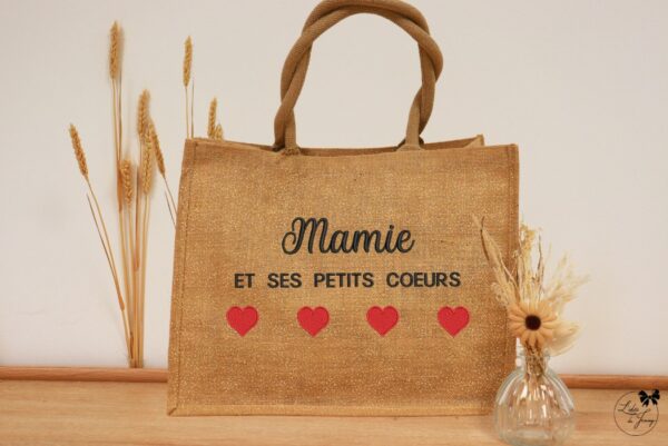 sac cabas personnalisé pour mamie