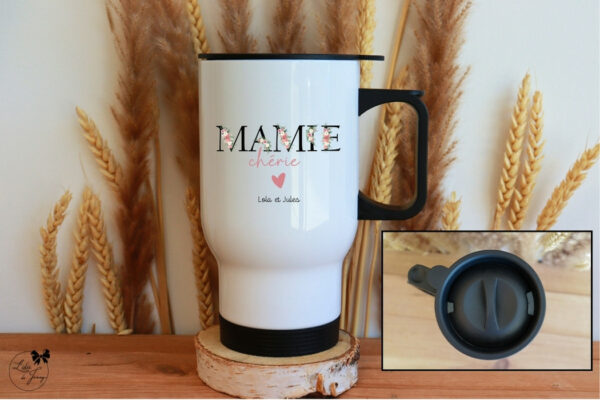 Mug thermos personnalisé pour Mamie