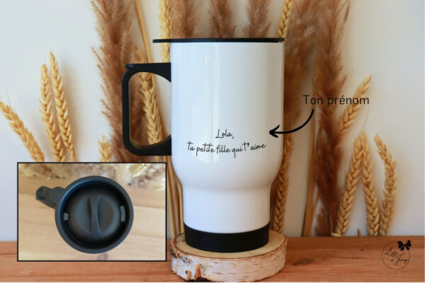 Mug thermos personnalisé pour Mamie