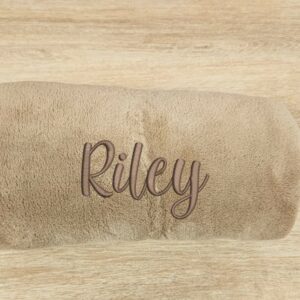 plaid brodé, cadeaux de naissance