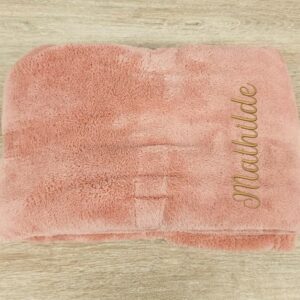 plaid brodé, cadeaux de naissance