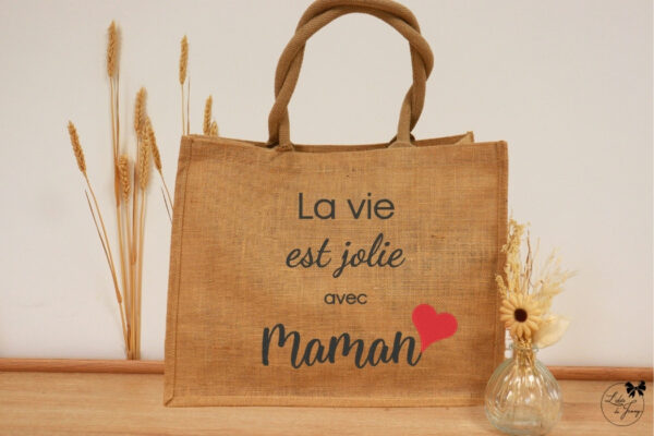 Sac cabas personnalisé pour maman