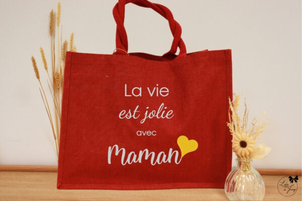 Sac cabas personnalisé pour maman