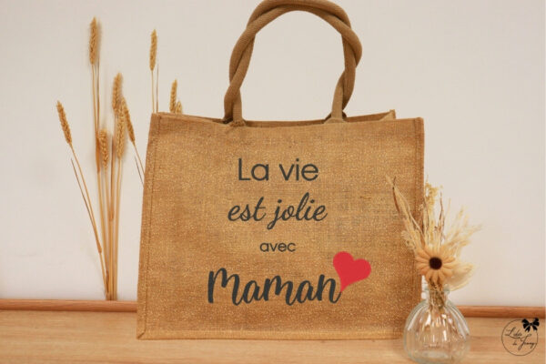 Sac cabas personnalisé pour maman