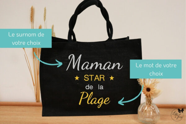 Sac cabas personnalisé pour maman