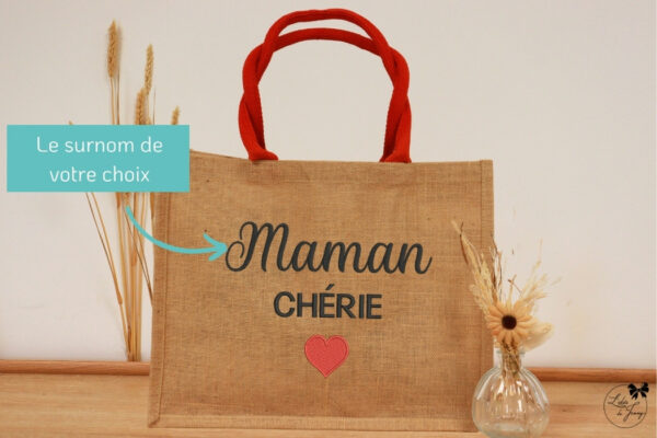 Sac cabas personnalisé pour maman