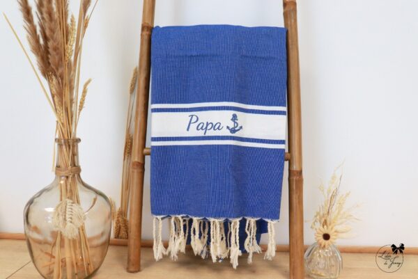 Fouta brodée personnalisée