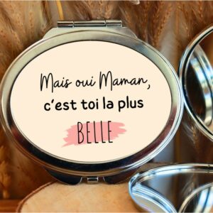 miroir pour maman, cadeau personnalisé pour maman