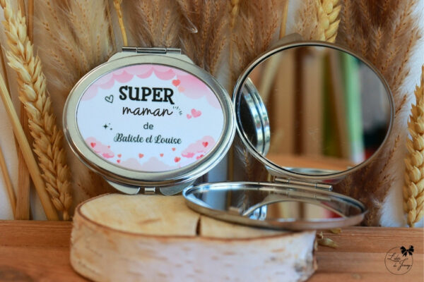 miroir pour maman, cadeau personnalisé pour maman