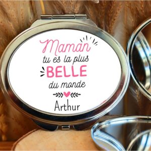 miroir pour maman, cadeau personnalisé pour maman