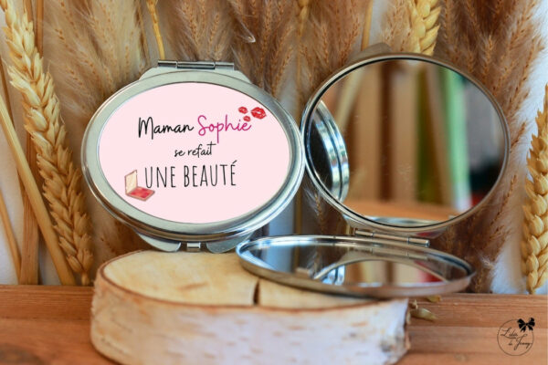 miroir pour maman, cadeau personnalisé pour maman