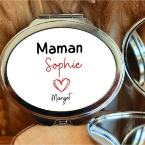 miroir pour maman, cadeau personnalisé pour maman