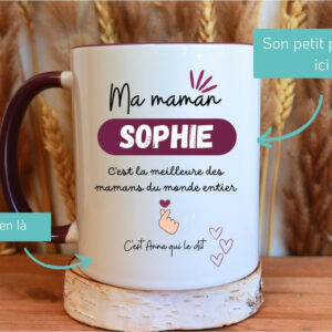 Mug fête des mères personnalisés
