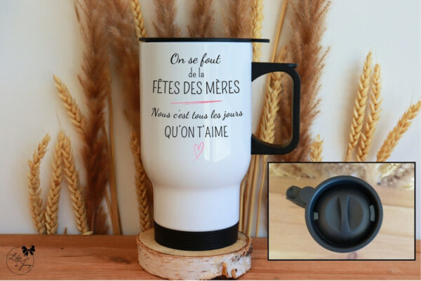 Mug isotherme personnalisé pour maman
