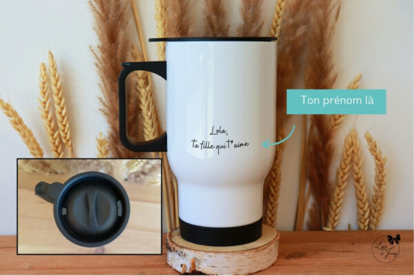Mug isotherme personnalisé pour maman