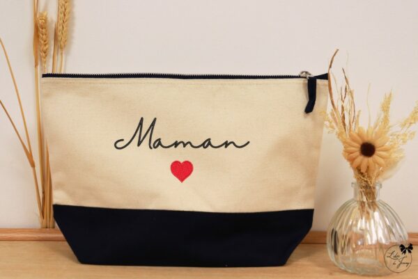 Pochette bicolore pour maman