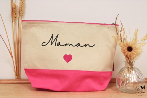 Pochette bicolore pour maman