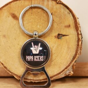 Porte-clé décapsuleur papa